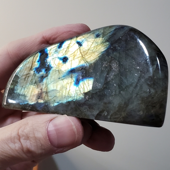 Labradorite Crystal Freeform, Two-Sided Flash, 0.75 Pounds - Picture 8 of 12